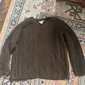 Vintage Brown O’Hanlon Mills Wool Sweater